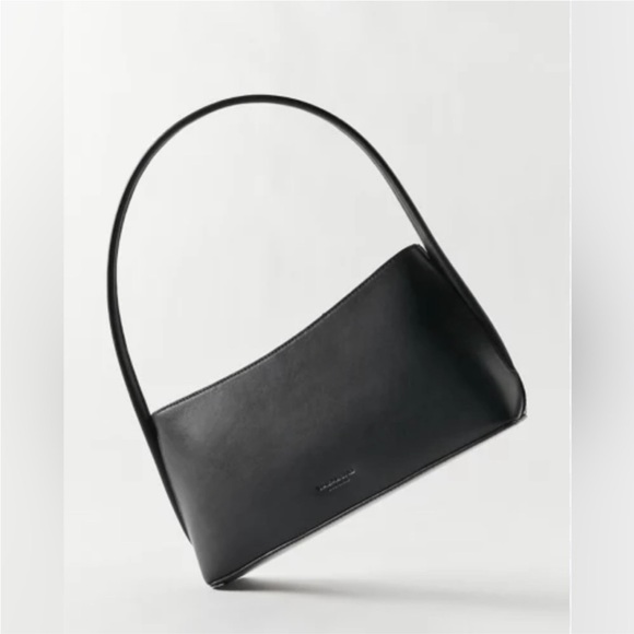 Vagabond Verona Black Leather Bag handbag purse minimal slim shoulder strap NWT - Picture 3 of 12